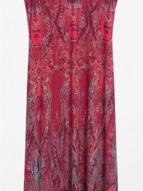 Reba Pink Paisley Sleeveless Dress